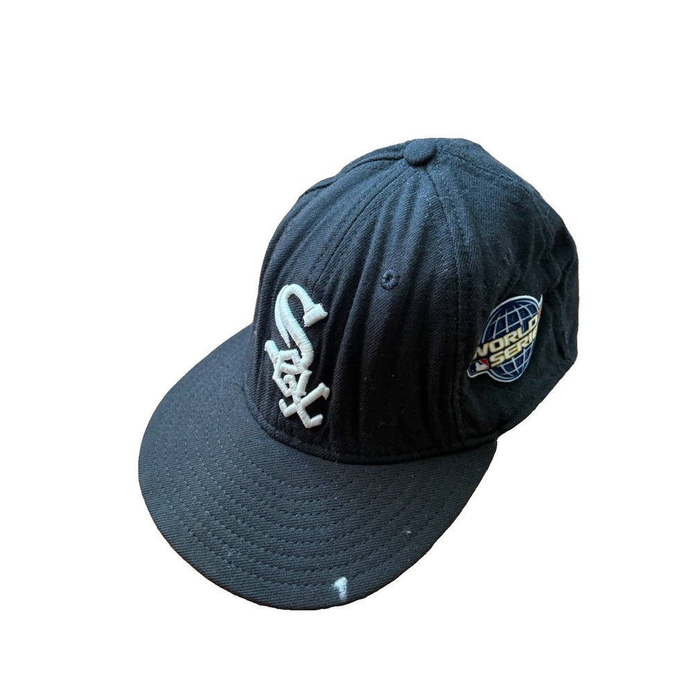 Vintage Chicago White Sox 2005 World Series New Era Fitted Hat Size 7 1/4 Wool